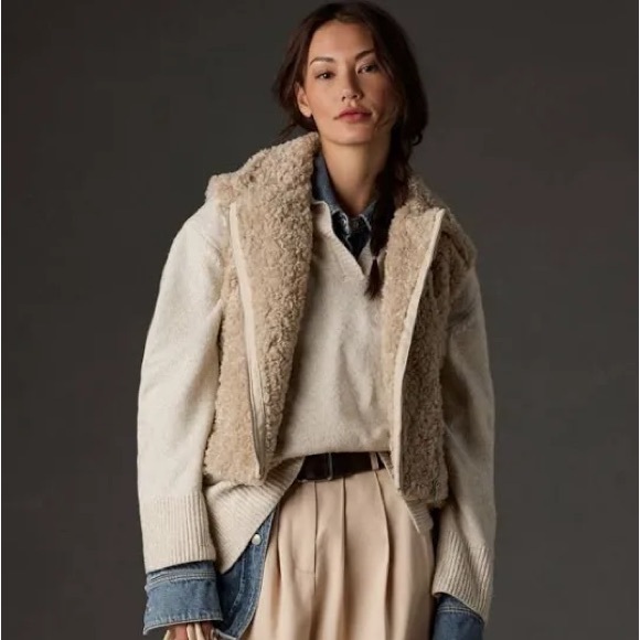 Anthropologie Teddy Textured Vest Large. - Picture 5 of 5